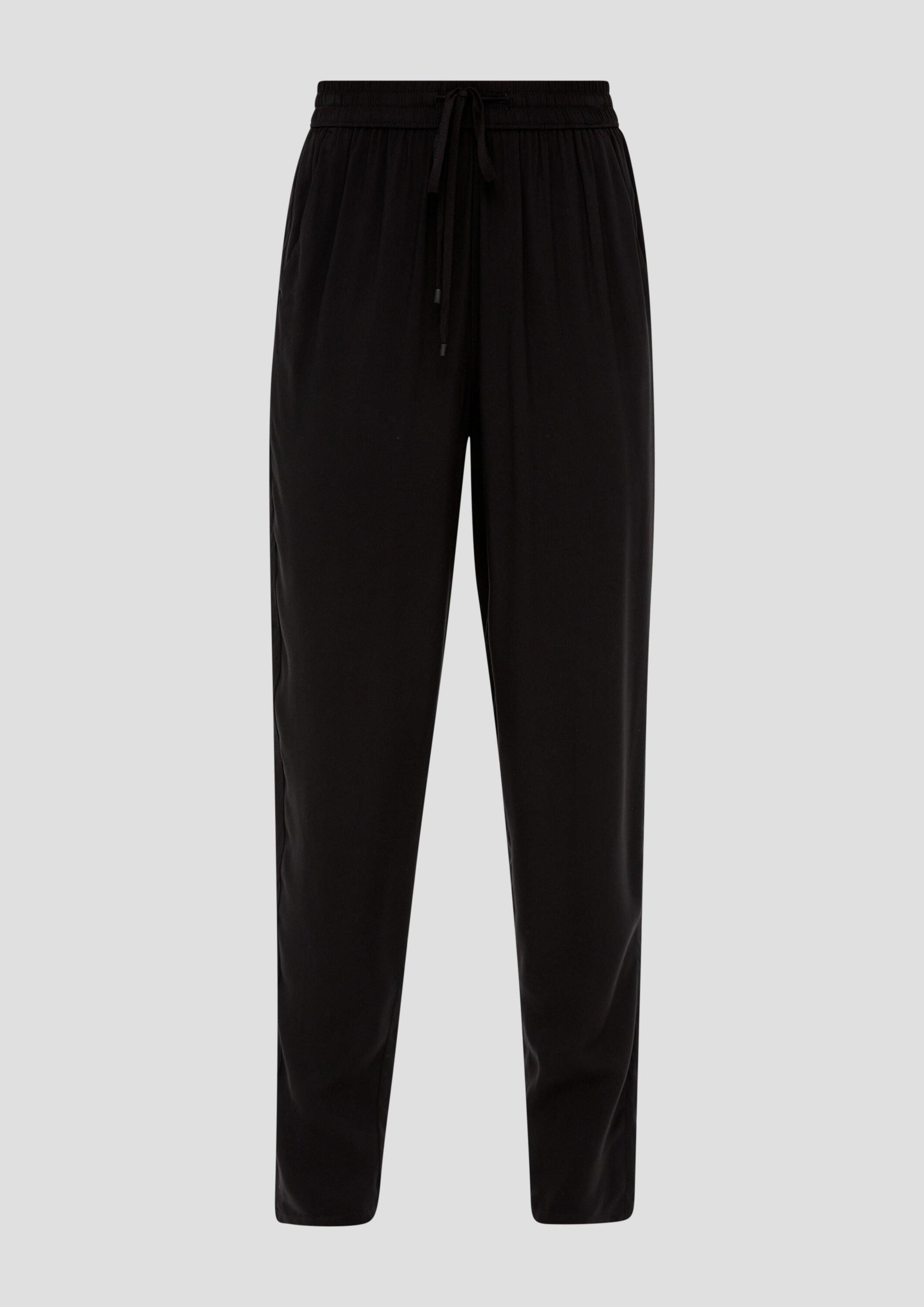 s.Oliver Chinos Hose Ankle-Hose aus reiner Viskose