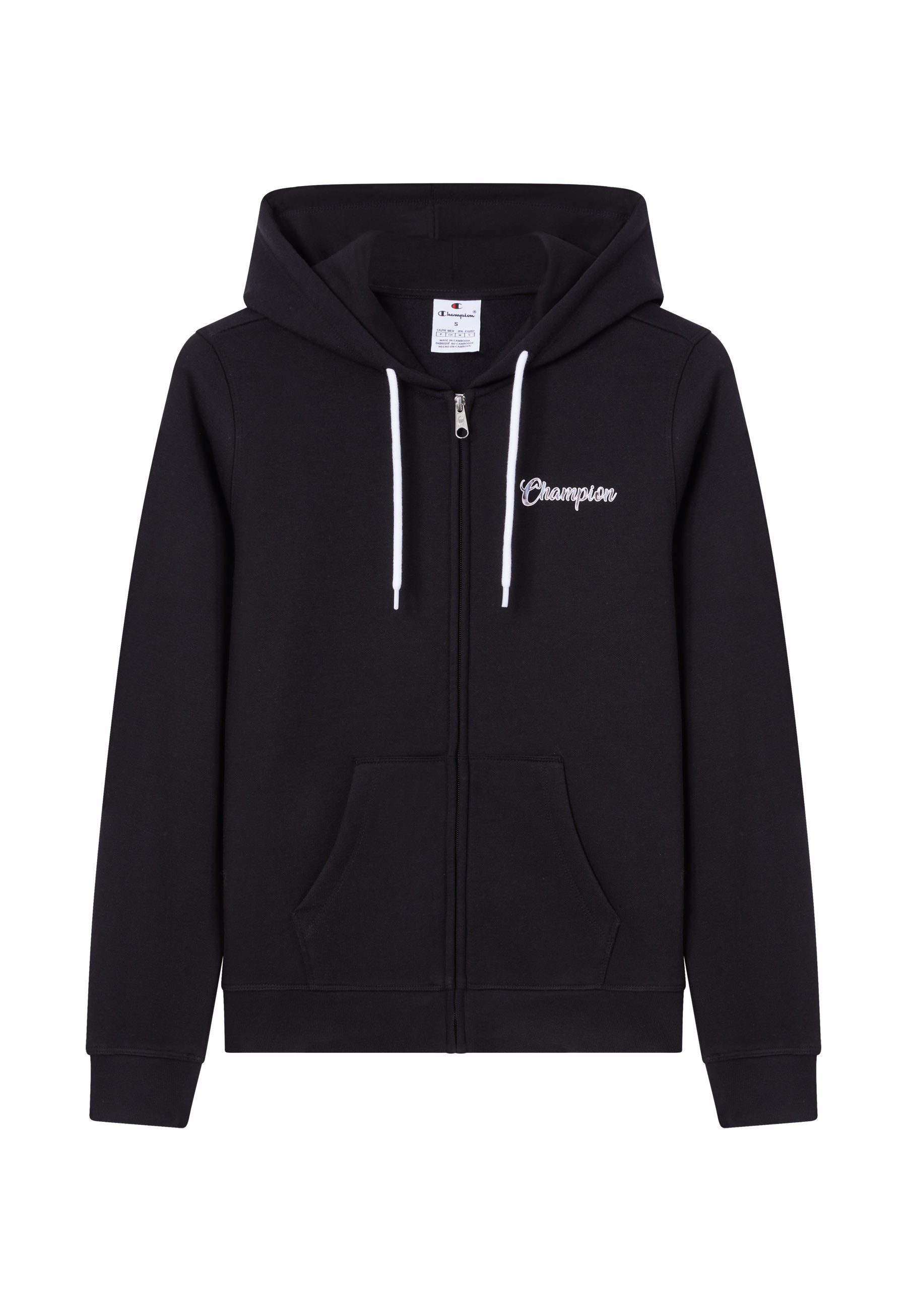 Champion Kapuzensweatjacke Graphic Full Zip Hoodie mit Kapuze, aus Baumwolle und Polyester, in den Größen XS bis XL