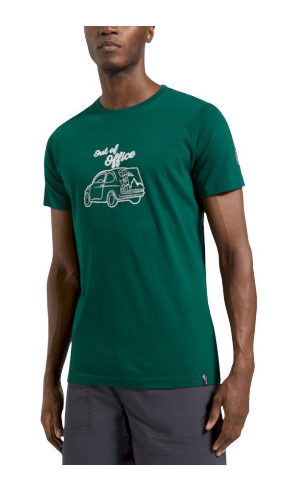La Sportiva T-Shirt Wander-/Freizeit Cinquecento - Out of Office - (Baumwolle) grün Herren