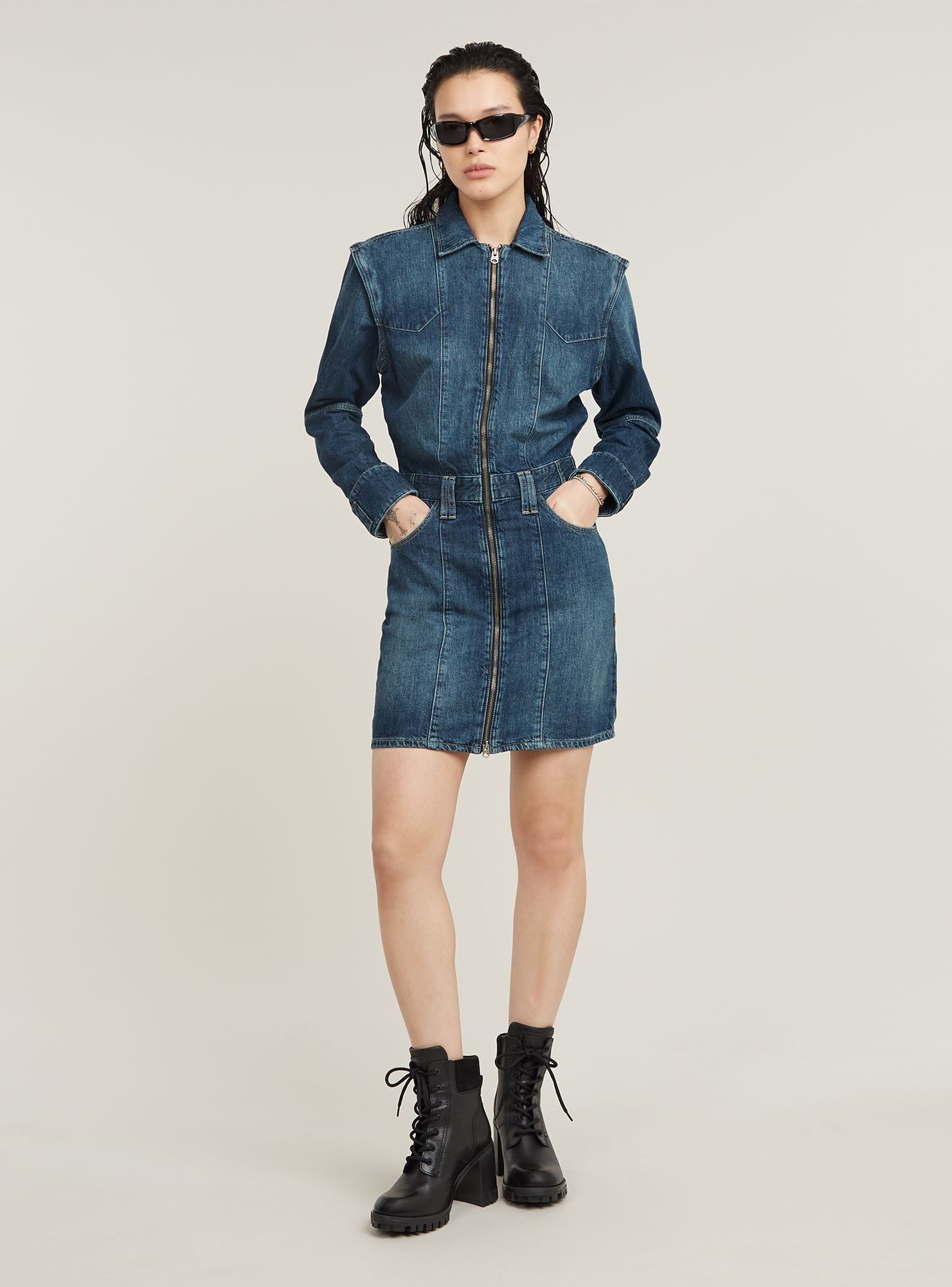 G-STAR Bodykleid Biker Kleid