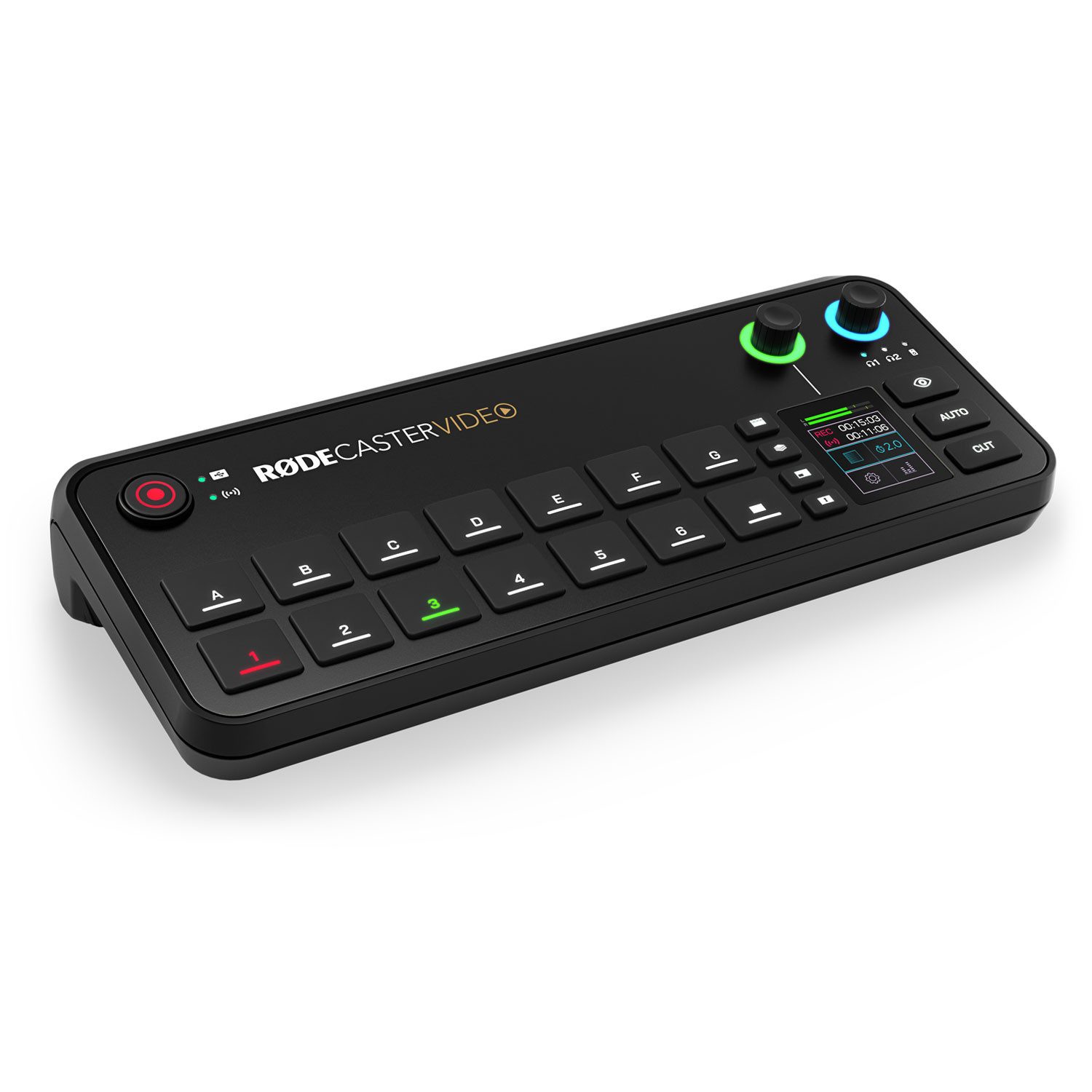 Rode Rodecaster Video Konsole für Audio- und Videoproduktion Digitales Aufnahmegerät