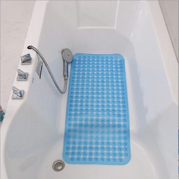 Lubgitsr Antirutschmatte rutschfeste Badematte mit Saugnäpfen Maschinenwaschbar, 1-St.
