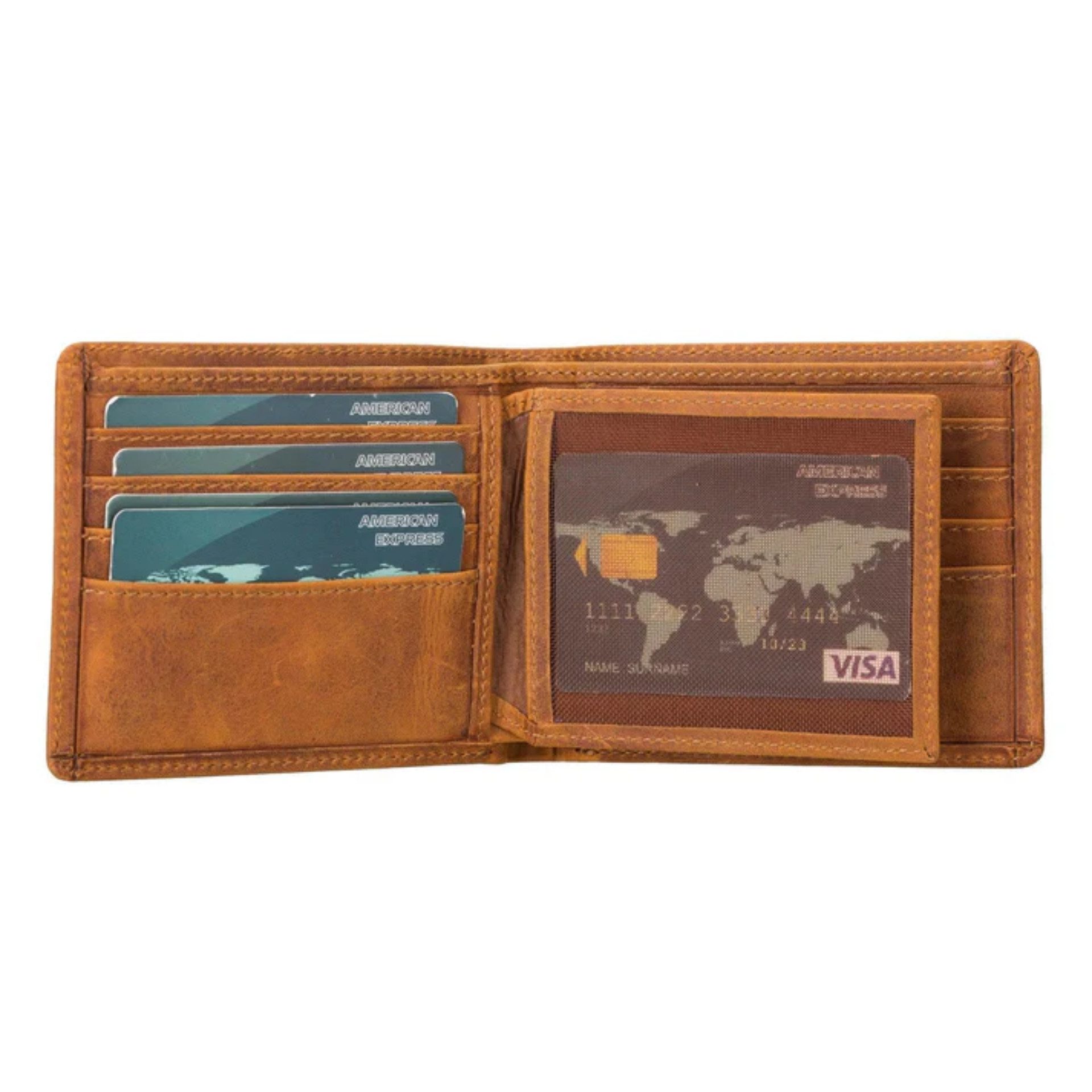 Renna Leather Brieftasche Geldbörse Münzfach Geldscheinfach