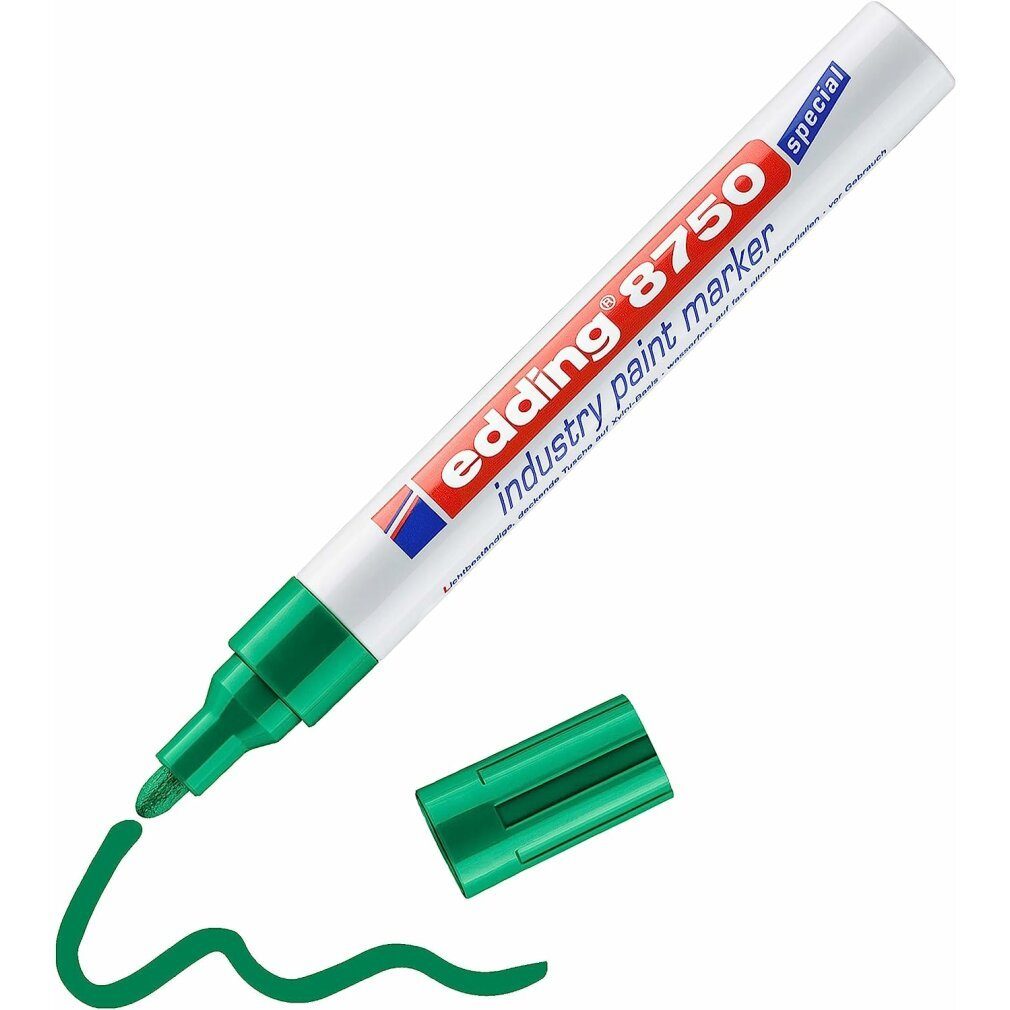 edding Marker Lackmarker 8750 grün 2-4mm Industry Paint Marker