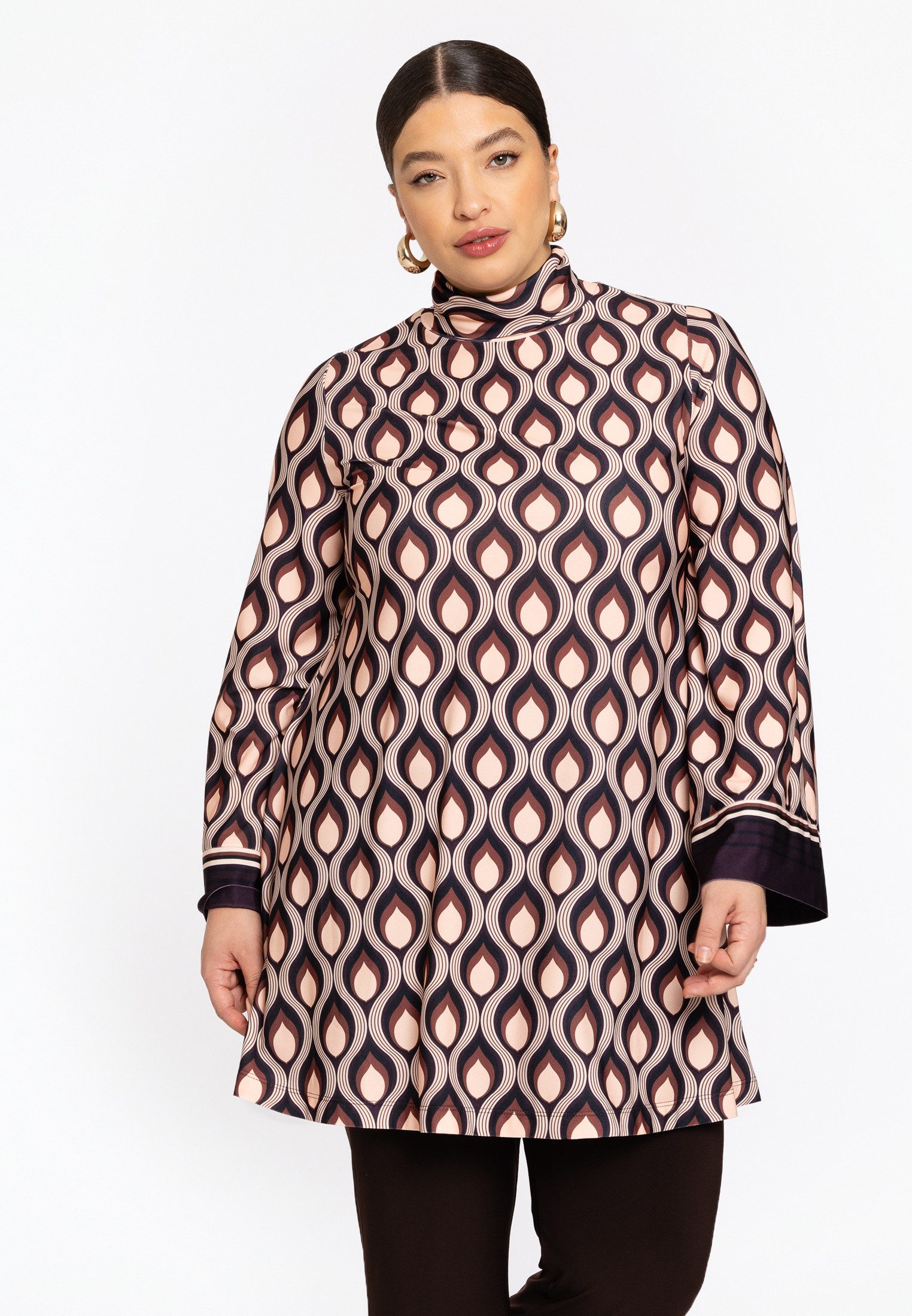 YOEK Tunika Damen Tunika Lockere Passform