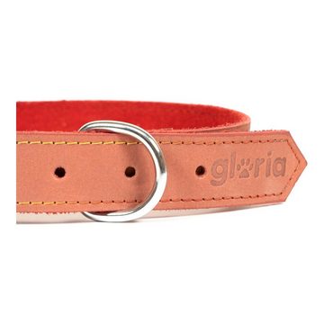 Gloria Hundeleine Gloria Hundehalsband Oasis Rot 55 x 2,5 cm, Leder