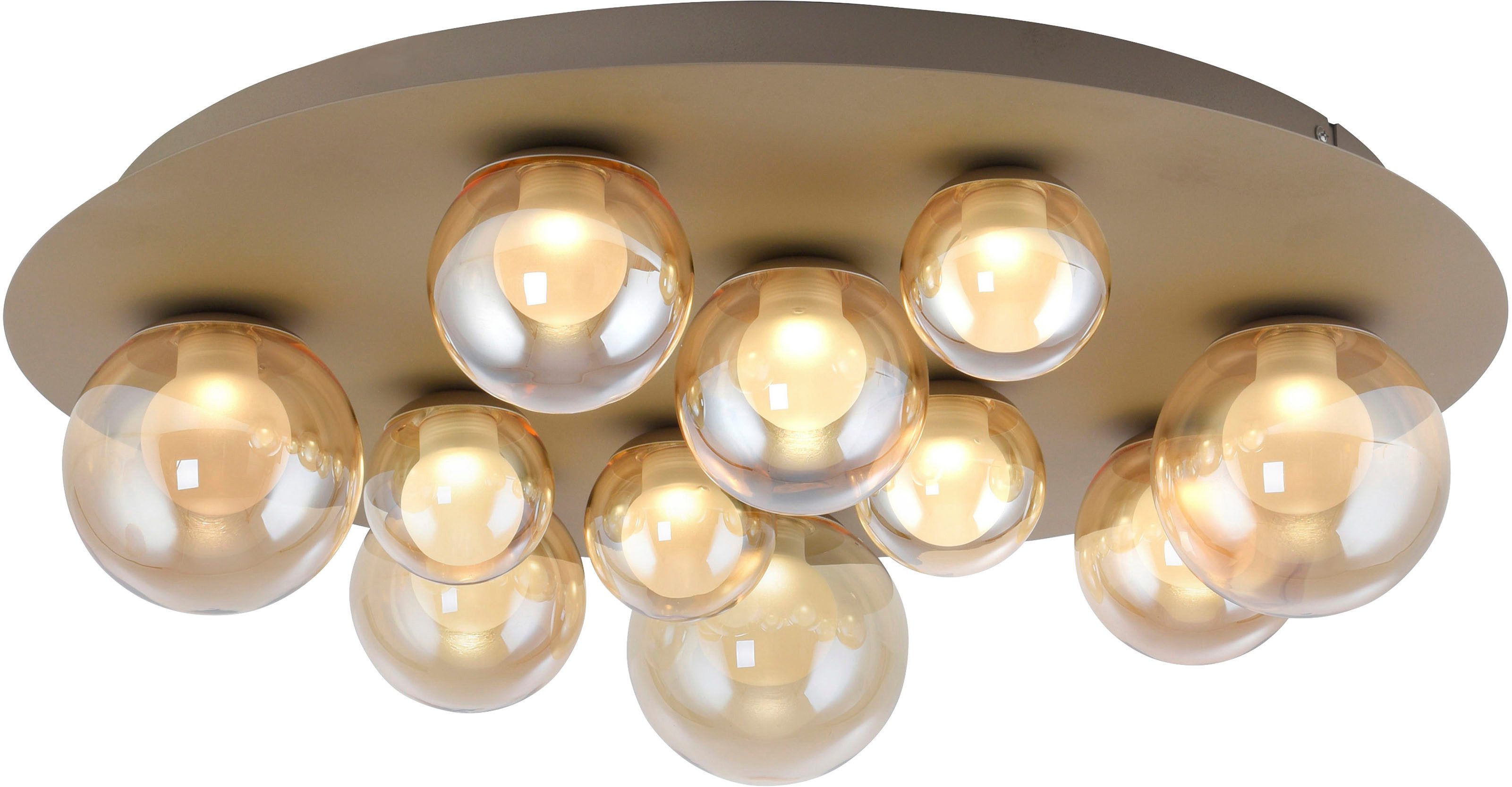 Neuhaus PURE LED Deckenleuchte PURE Popup, CCT - über Fernbedienung, LED fest integriert, warmweiß - kaltweiß, Stufenloses dimmen, CCT, Fernbedienung, Memoryfunktion