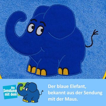 Smithy Lätzchen Babylatz blauer Elefant, bekannt aus der Sendung mit Der Maus, (1-St), made in Europe