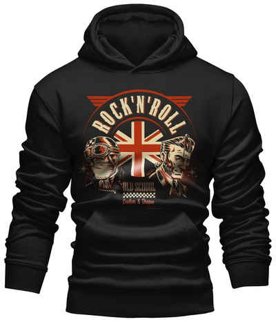 GASOLINE BANDIT® Kapuzensweatshirt »United Kingdom Rock'n Roll Rockabilly«