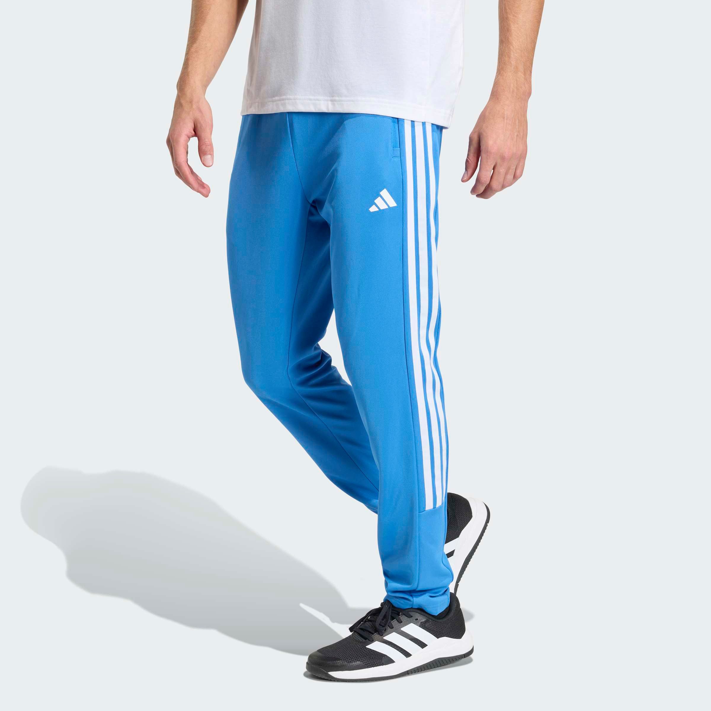 adidas Performance Sporthose WORKOUT ESSENTIALS ALL-SET 3-STREIFEN AUS GEWIRKTEM MATERIAL (2-tlg) Trainingshose, Climacool, reguläre Passform