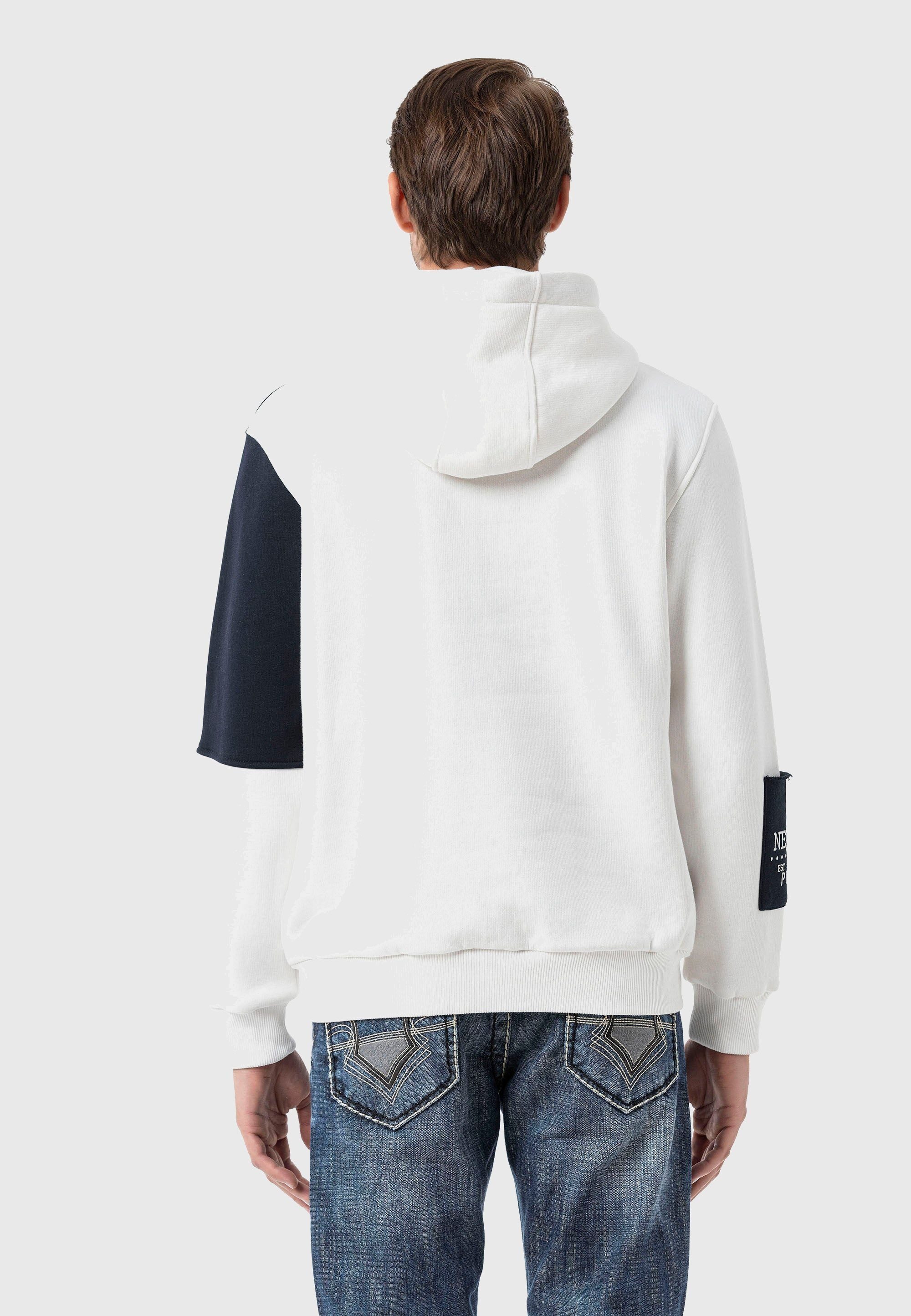 Cipo & Baxx Kapuzenpullover Sweatshirts (1-tlg) im Kontrastdesign günstig online kaufen