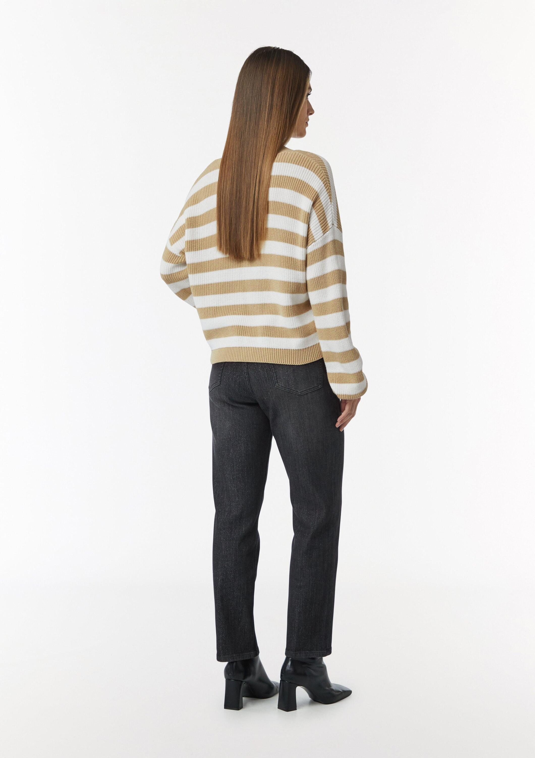 comma Cardigan Strickjacke Lässige Strickjacke mit voluminösen Ärmeln