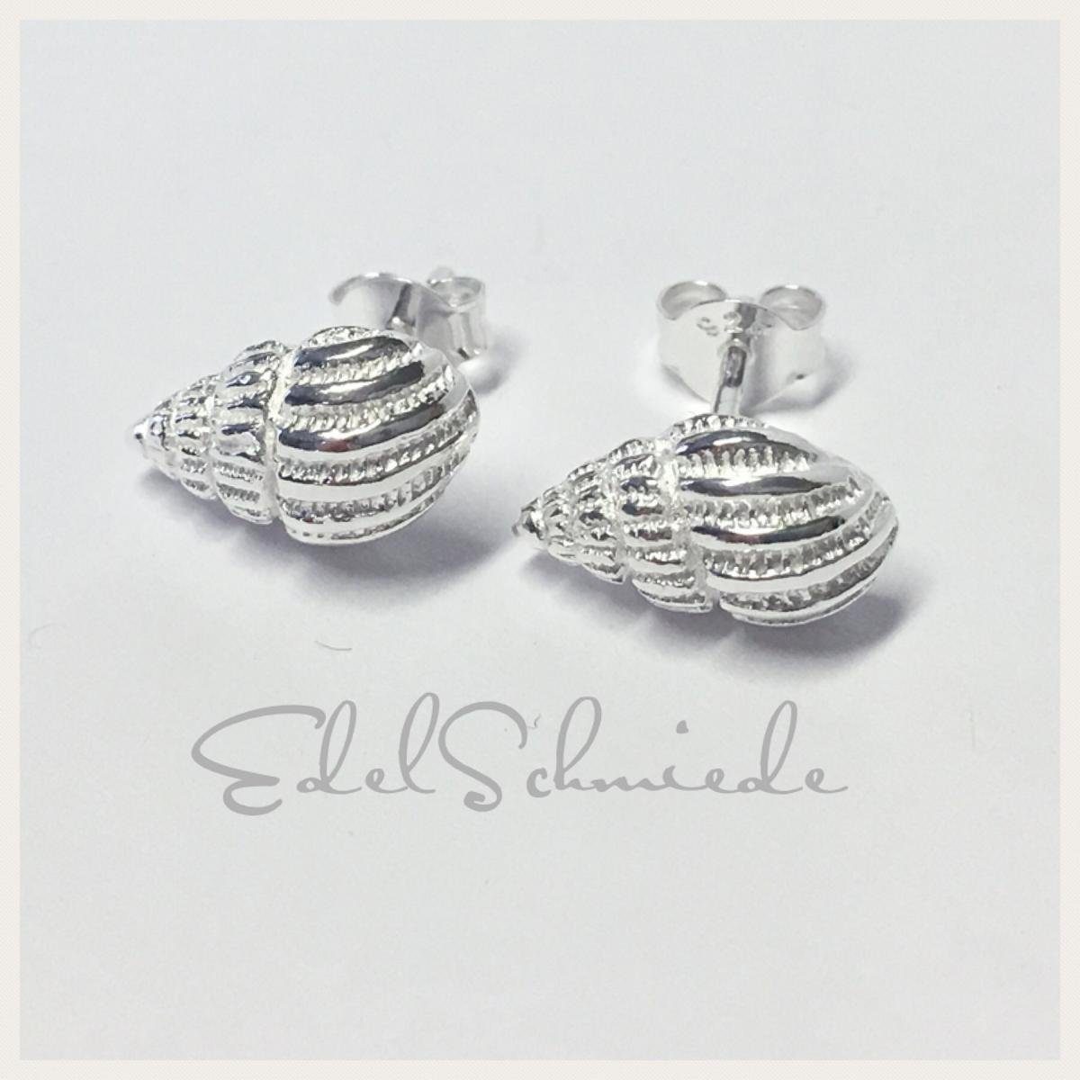 Ohrstecker-Set kleine Muscheln als Ohrstecker 925 Silber