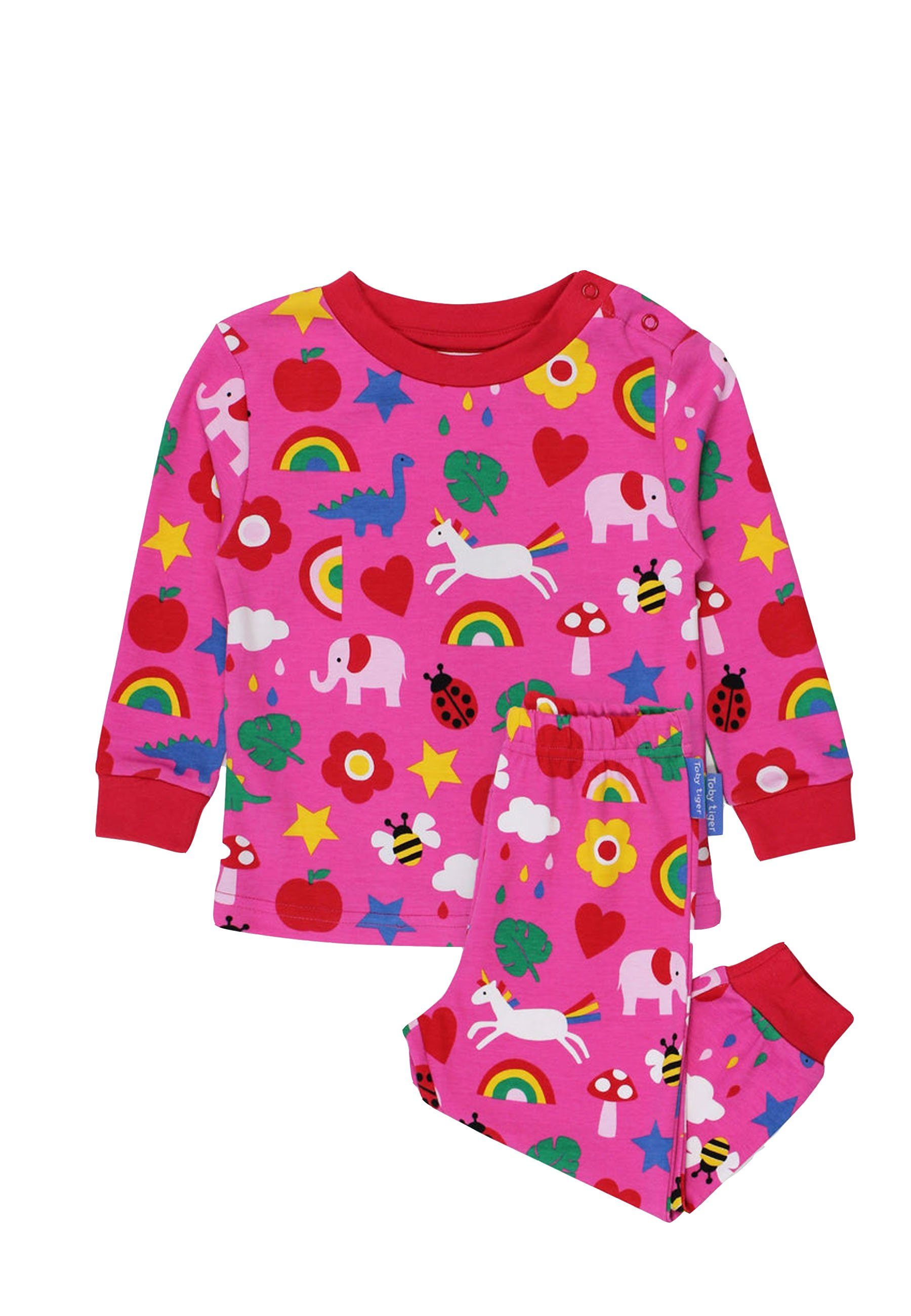 Schlafanzug mit Toby Tiger Schlafanzug Spielzeug Print