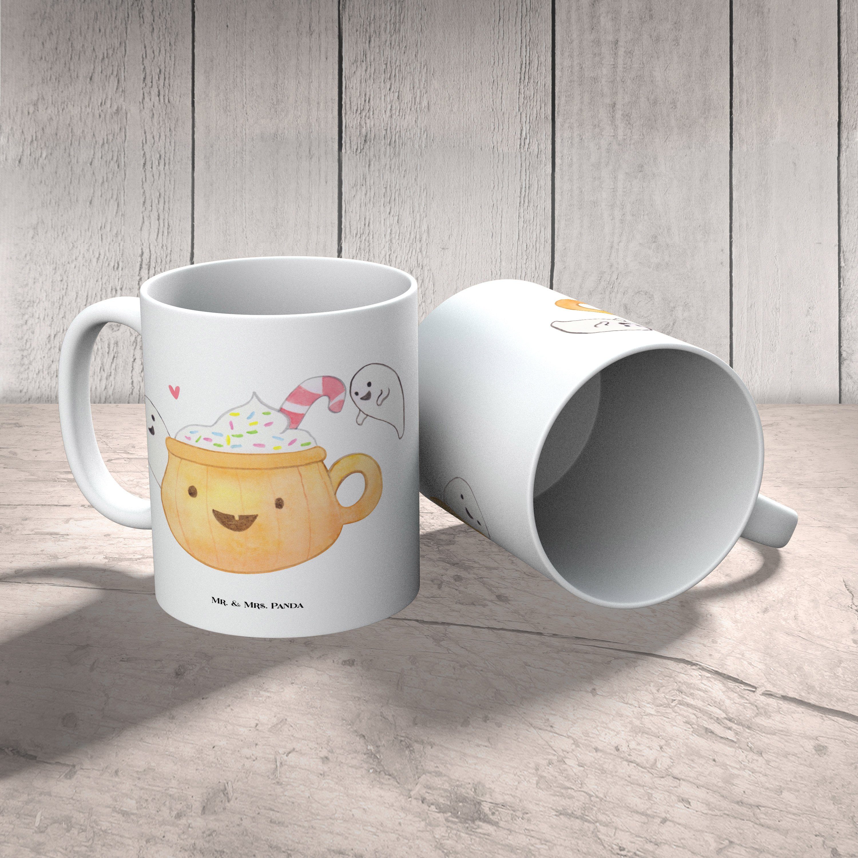 Mr. & Mrs. - - Kaffee Gespenst Geschenk, Keramik Dekoration, Hallo, Weiß Panda Tasse Porzellantasse