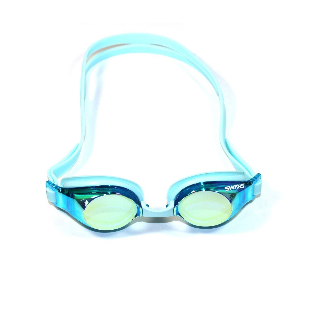 SWANS Schwimmbrille SJ-22M Kinderschwimmbrille skyblue and flash yellow (SBFY)