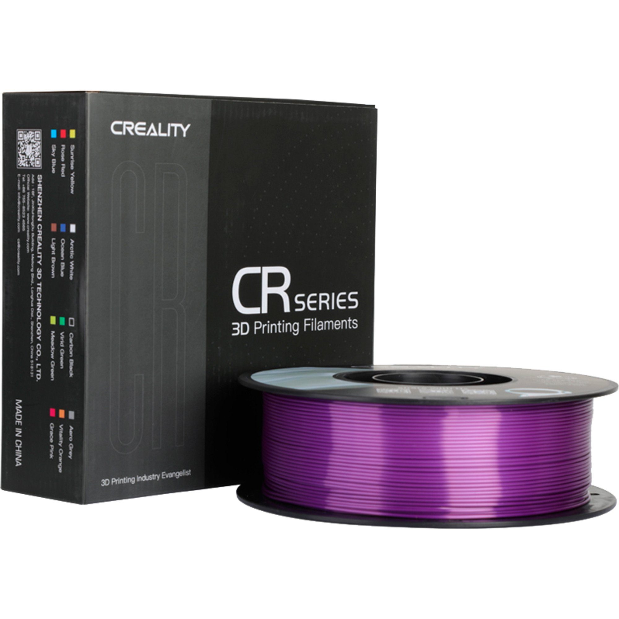 Creality 3D-Drucker Creality CR-Silk PLA Filament Lila, 3D-Filament
