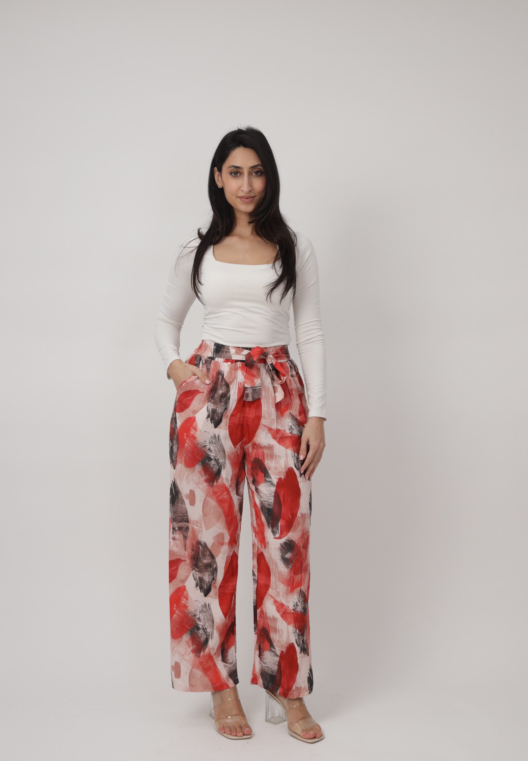 Elara Stoffhose Damen Stoffhose