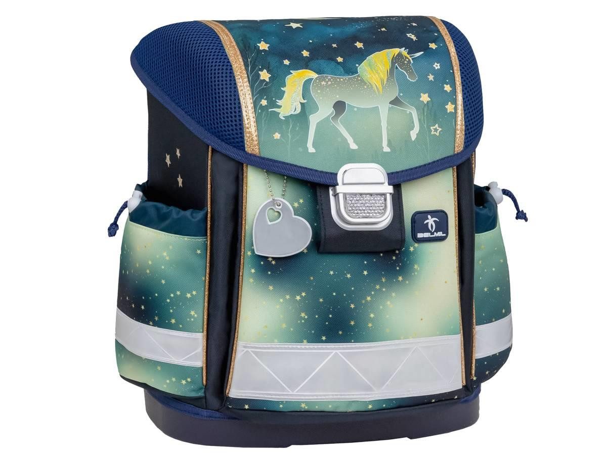 Belmil Schulranzen "Classy" 2026 Set 1. Klasse neue Designs, Einhorn, 4tlg.,1. Klasse, Grundschule, Einschulung, Mädchen