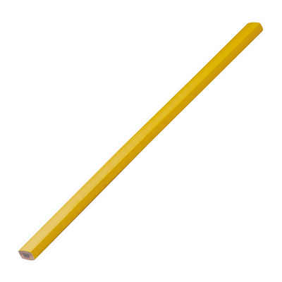 Livepac Office Bleistift 10 Zimmermannsbleistifte / Länge: 25cm / Farbe: lackiert gelb