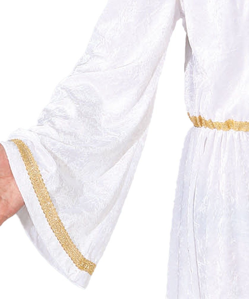 Karneval-Klamotten Engel-Kostüm Herren weiß gold Weihnachtsengel Männerkostüm, Weihnachtskostüm Erwachsene Herrenkostüm Karneval Weihnachten