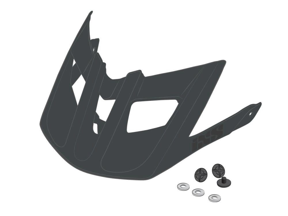 IXS Fahrradhelm IXS Sports Division iXS Visor + Pins Trail EVO SM-XLW unis graphite -