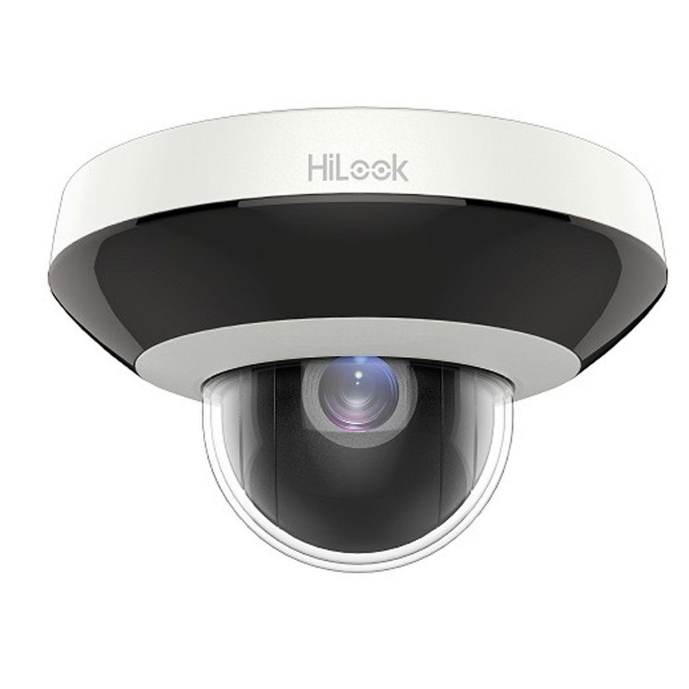 HILOOK PTZ-N1400I-DE3 4MP Full HD PoE Mini PTZ Netzwerk Wettergeschützte Überwachungskamera (Außenbereich, Innenbereich, ONVIF, Bewegungserkennung, Tonaufnahme, Wettergeschützt: IP66)