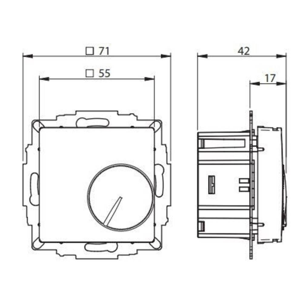 Eberle Raumthermostat UP-Raumregler 191811554302