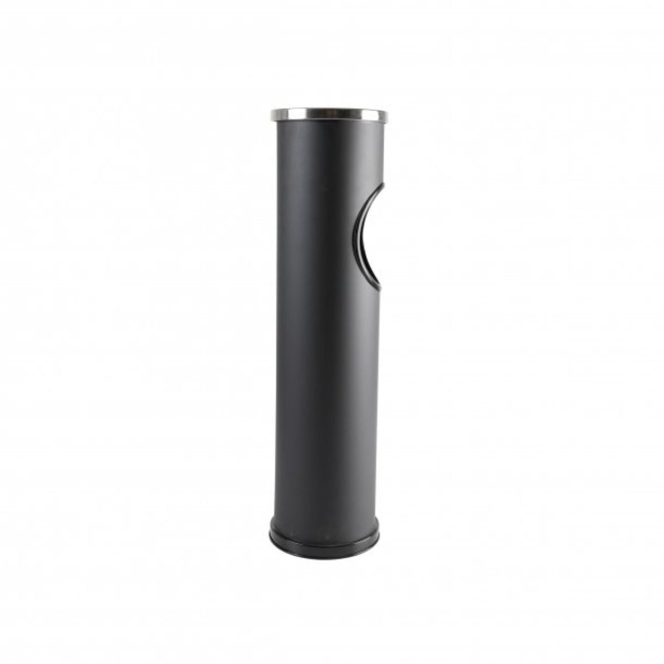 axentia Aschenbecher 2-in-1 Standabfallbehälter, mit Aschenbecher, 10 L, ø15 x 57 cm