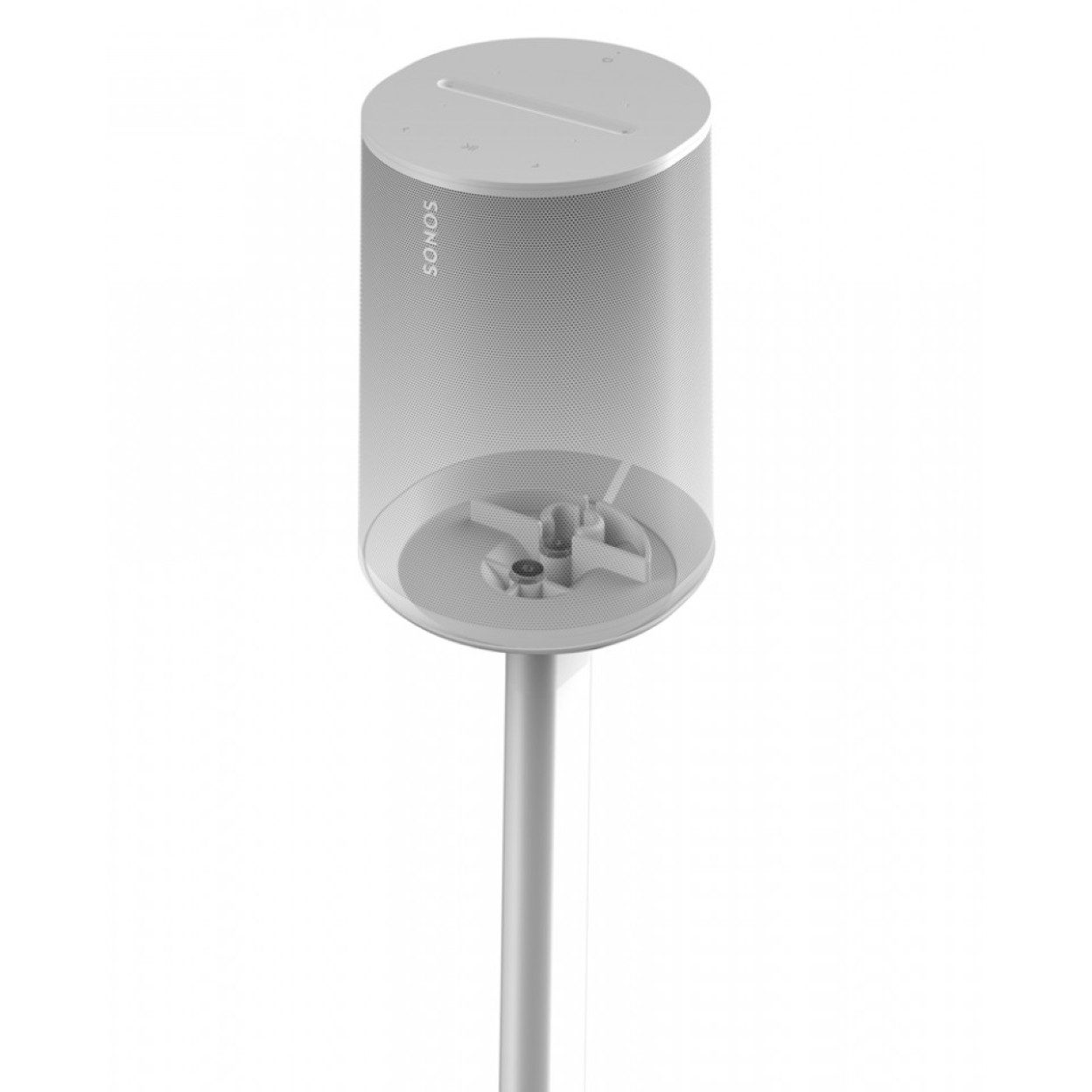 Flexson Lautsprecherständer Flexson ERA 100 Standfuß FLXE100FS2011EU Weiß Paar, (Ideale Positionierung für Hörerlebnisse im Sitzen)