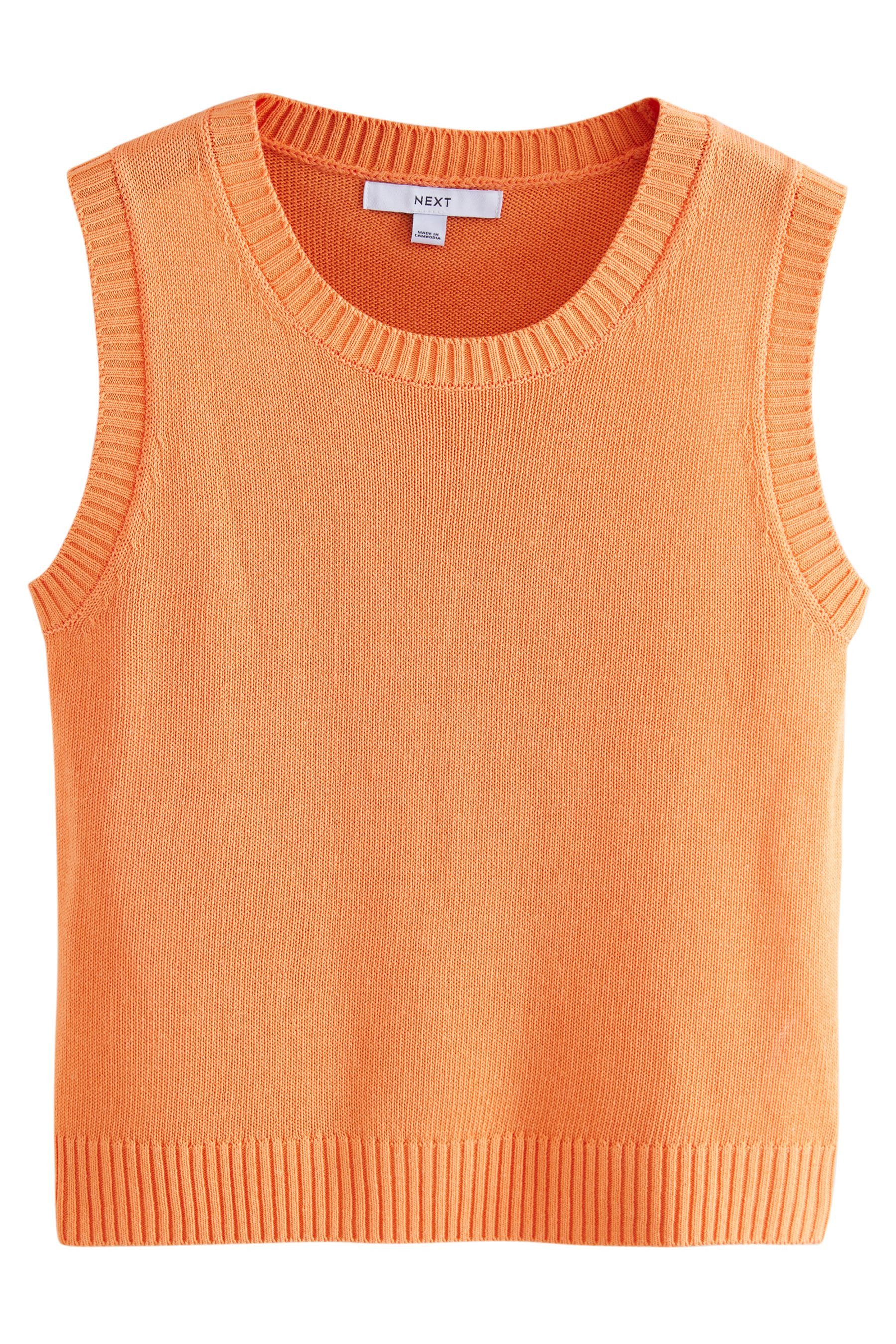 Next Trägertop Gestricktes Trägertop mit Rundhalsausschnitt (1-tlg)