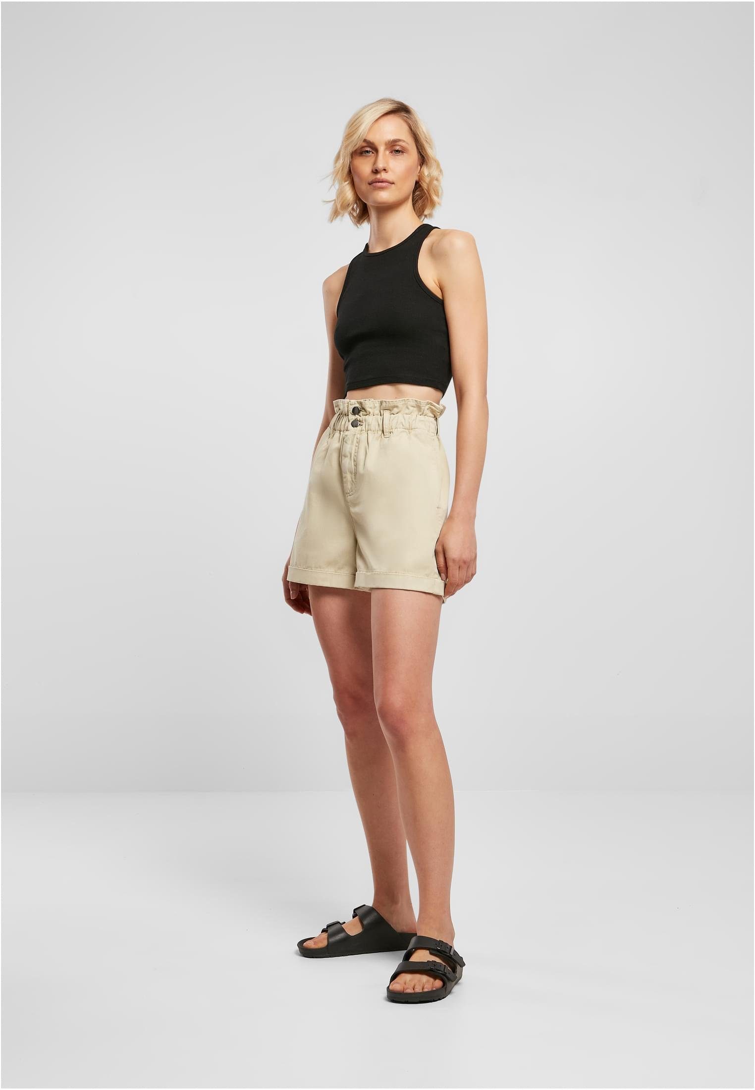 URBAN softseagrass Damen Paperbag CLASSICS Ladies (1-tlg) Stoffhose Shorts