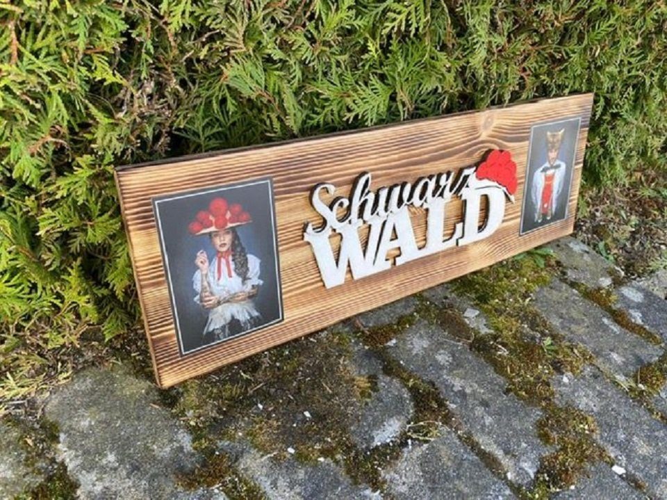 Luna24 simply great ideas... Wanddekoobjekt Schwarzwald Dekobrett "Ariane"