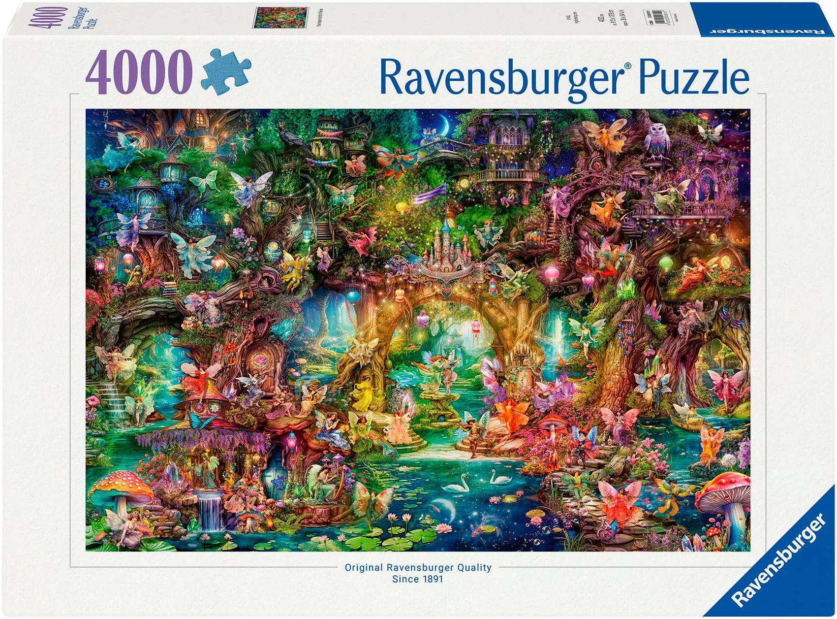 Ravensburger Puzzle Die verborgene Welt der Feen, 4000 Puzzleteile, Made in günstig online kaufen