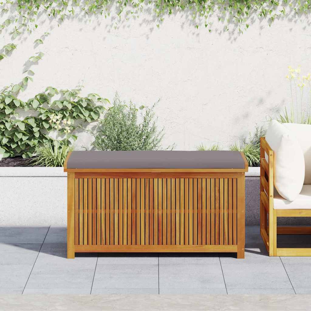 vidaXL Gartenbox Outdoor-Kissenbox 113x50x60,5 cm Massivholz