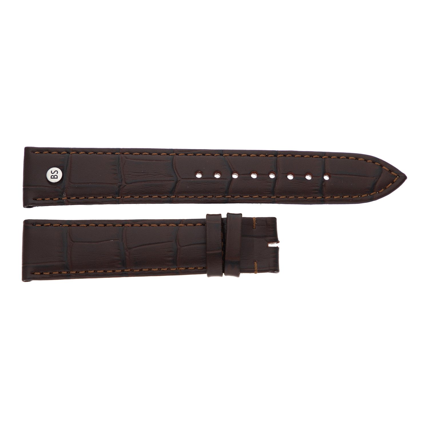 BRUNO SÖHNLE Uhrenarmband Bruno Söhnle Uhrenband aus Leder 61-50383-020 Braun