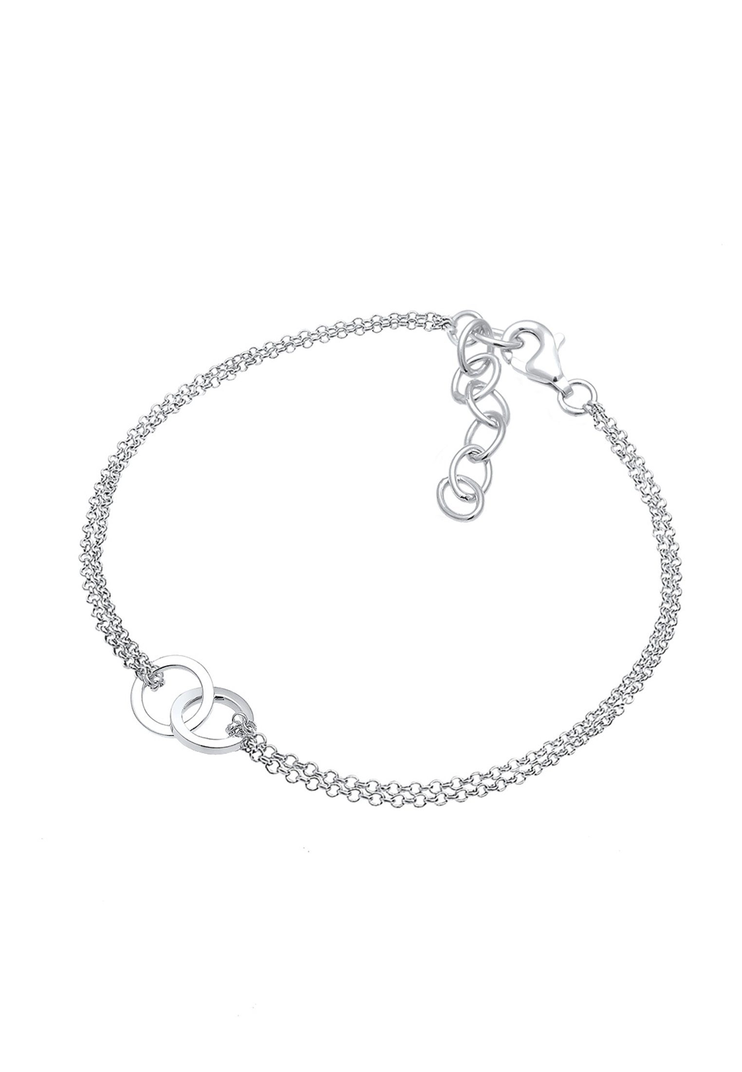Elli Armband Kreis Trend Verbundenheit Kreis Silber, Sterling 925