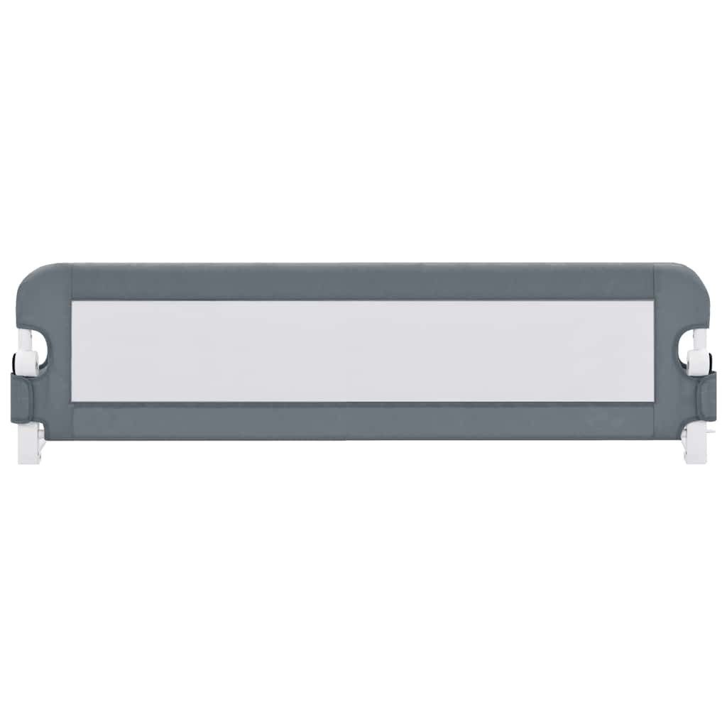 vidaXL Bettschutzgitter Kleinkind-Bettschutzgitter Grau 120x42 cm günstig online kaufen