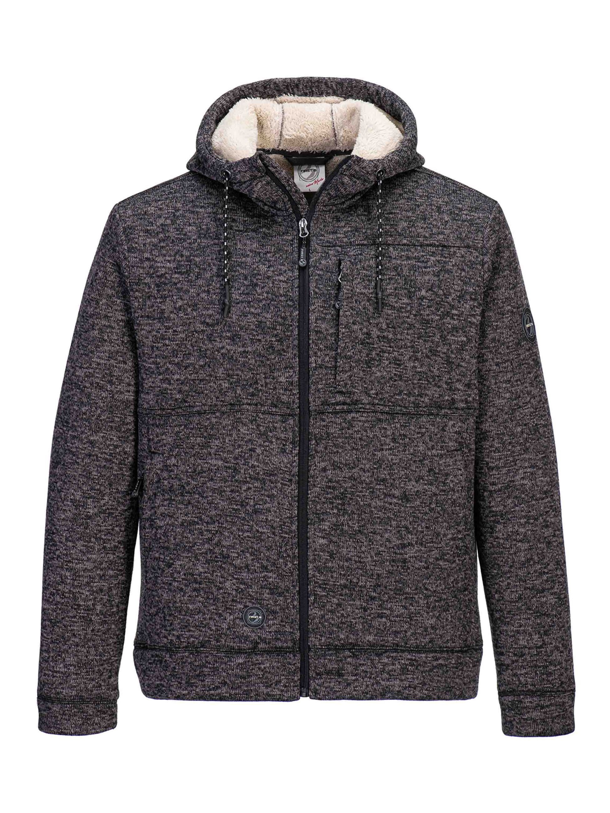 FirstB Strickfleecejacke Herren Strickfleecejacke (1-St) günstig online kaufen