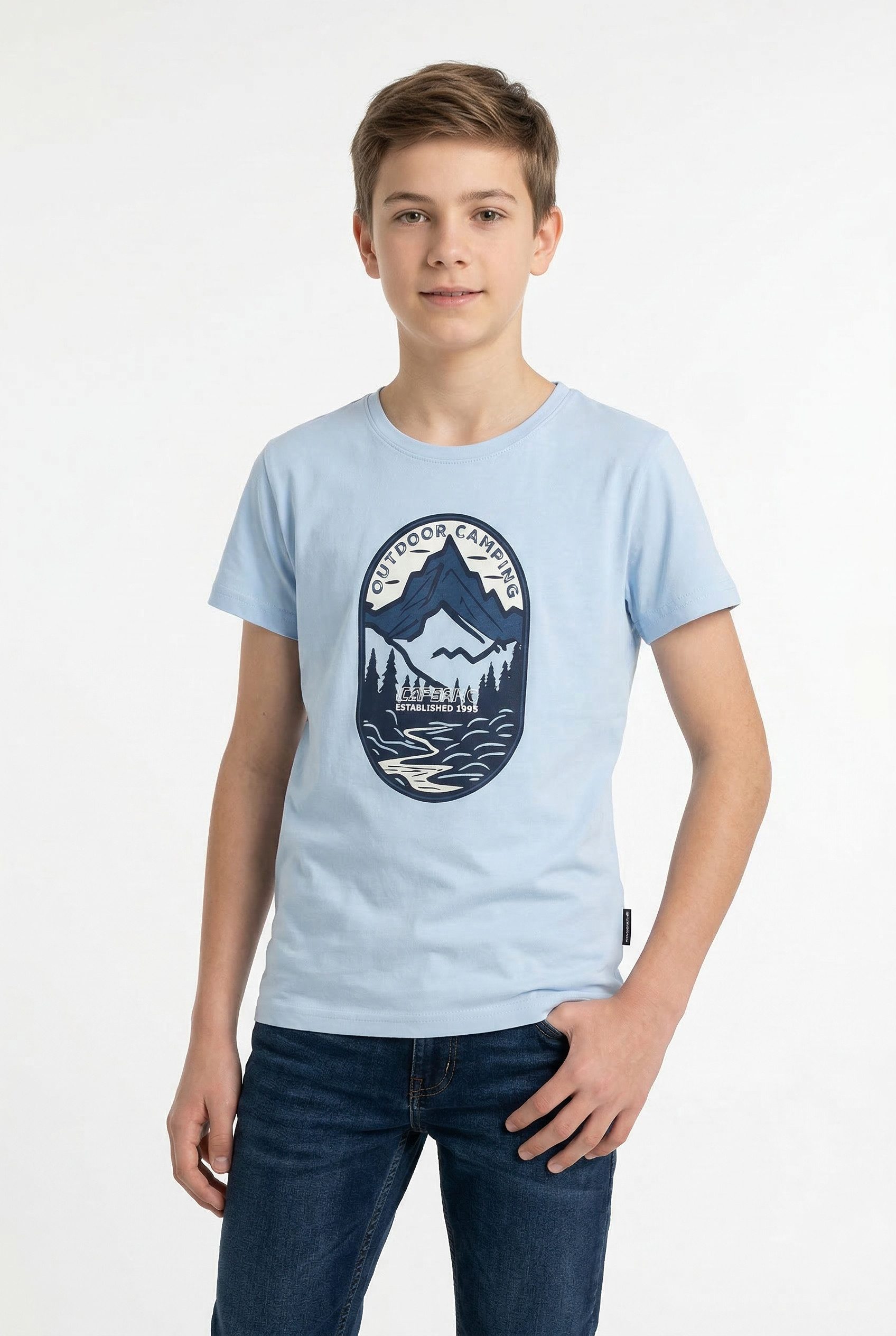 Icepeak T-Shirt LEADVILLE JR für Kinder und Jugendliche, aus Baumwolle
