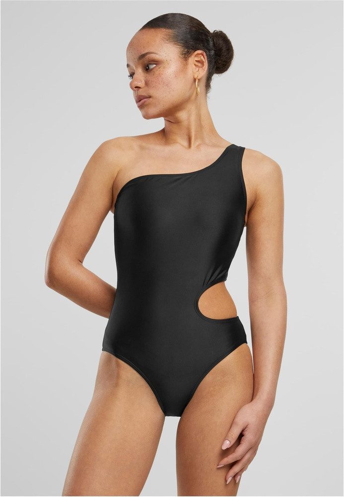 URBAN CLASSICS Badeanzug Ladies Asymmetric Cut Out Swimmsuit günstig online kaufen