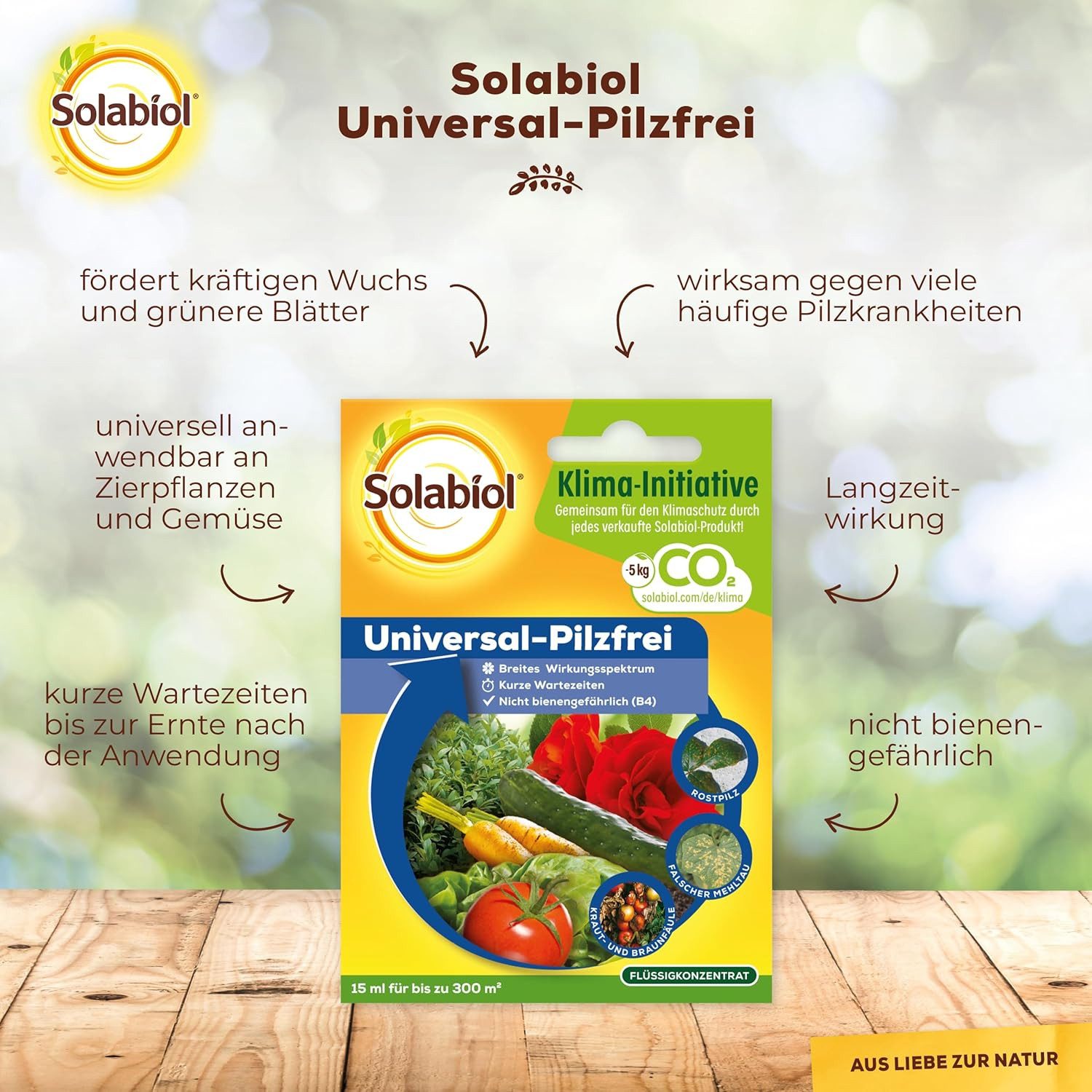 Solabiol Pflanzen-Pilzfrei Solabiol Universal-Pilzfrei 15 ml wirksam gegen viele Pilzkrankheiten