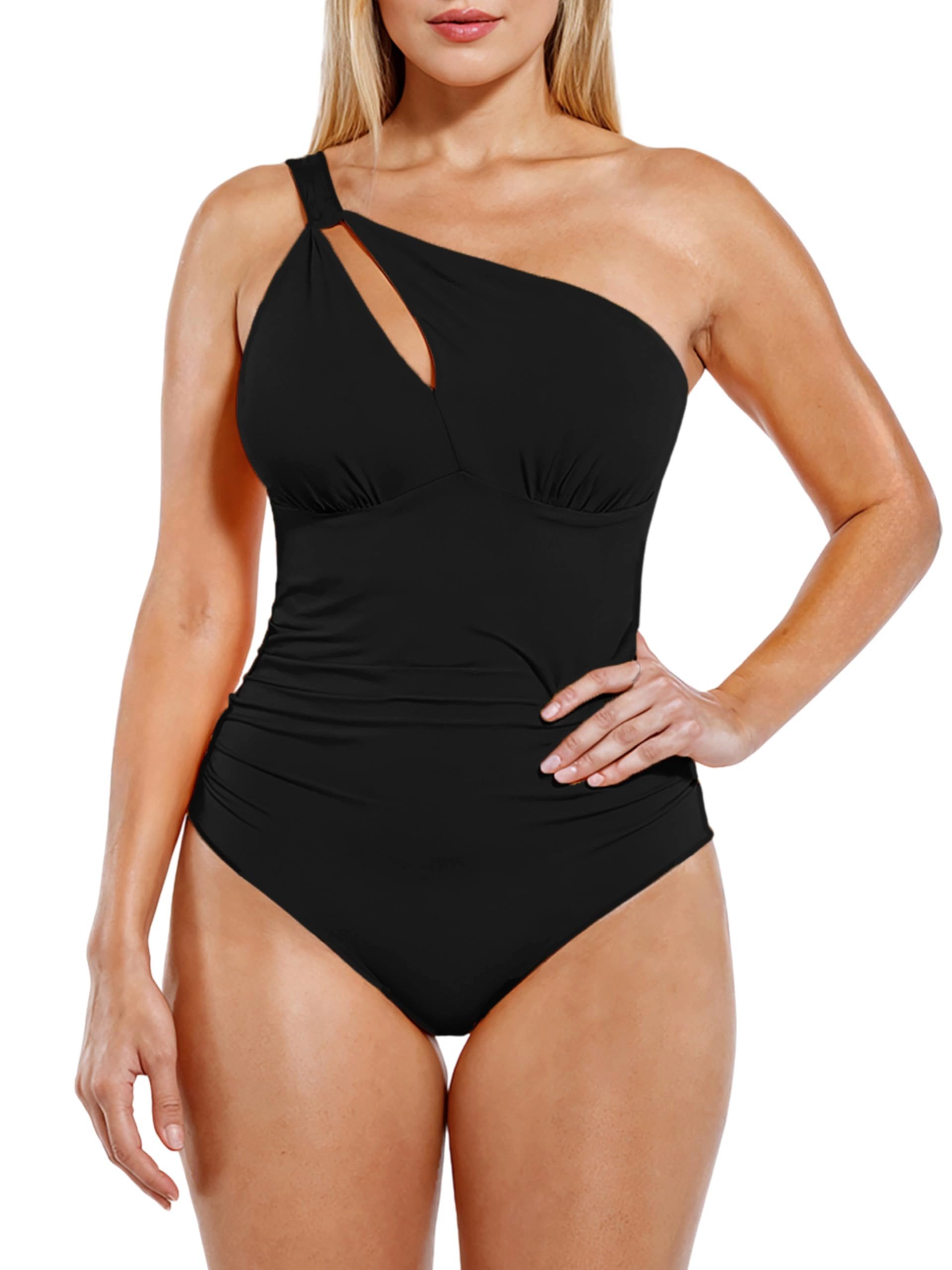 cfab by creamy fabrics Badeanzug Cut out Shaping - Badeanzug-Schwarz-XL günstig online kaufen