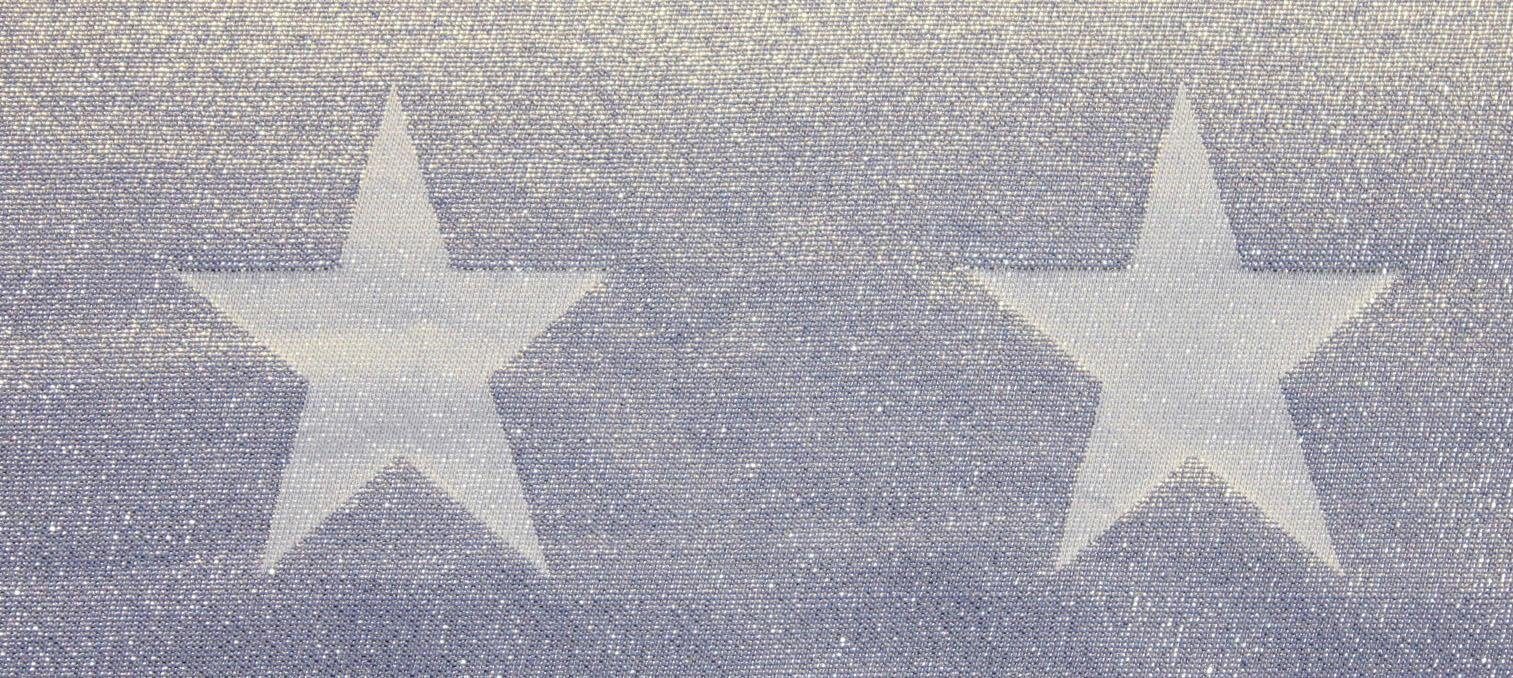 Vorhang Crayon, Wirth, blickdicht, St), (1 Kräuselband Jacquard blau