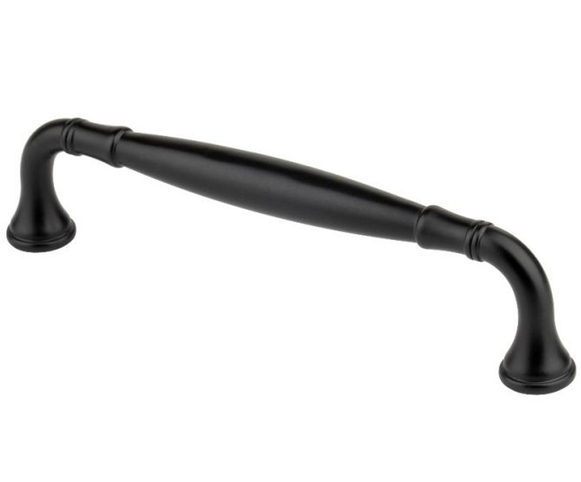 livingpoint24 Möbelgriff Möbelgriff BA 128mm Küchengriff Artesi Schrank Türgriff Schwarz matt (1-St., 17), Modern