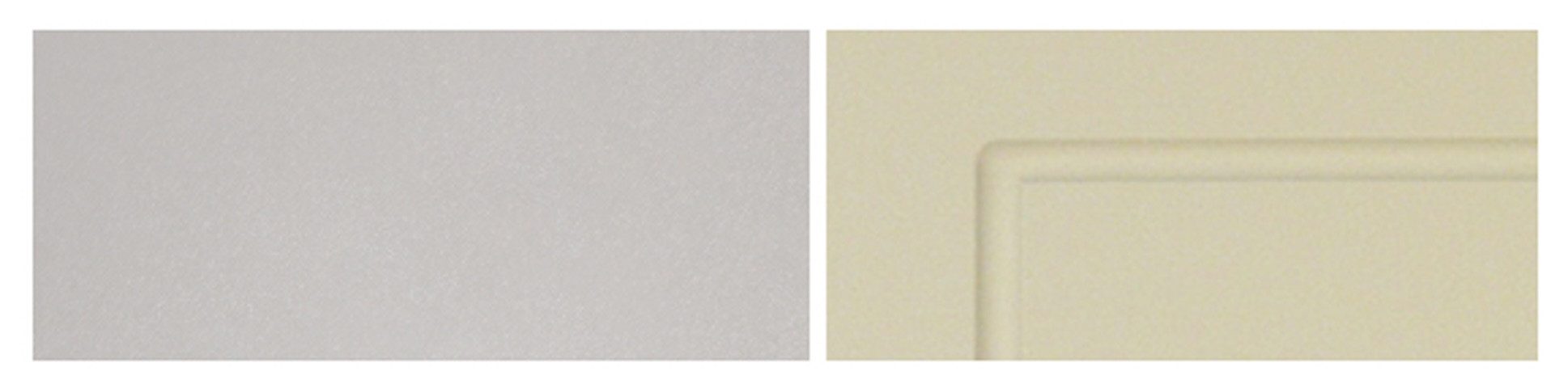 Feldmann-Wohnen Küchenzeile Kvantum, (Kvantum), 250cm grau matt / vanille m günstig online kaufen