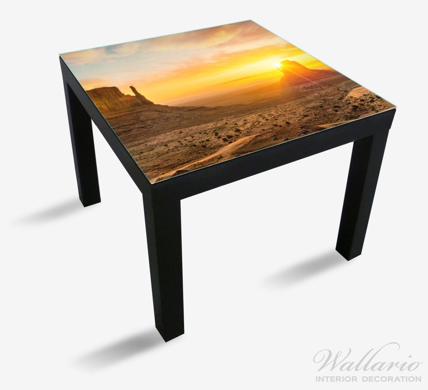 Wallario Tischplatte Monument bei Sonnenuntergang St), Tisch (1 Lack Ikea für geeignet