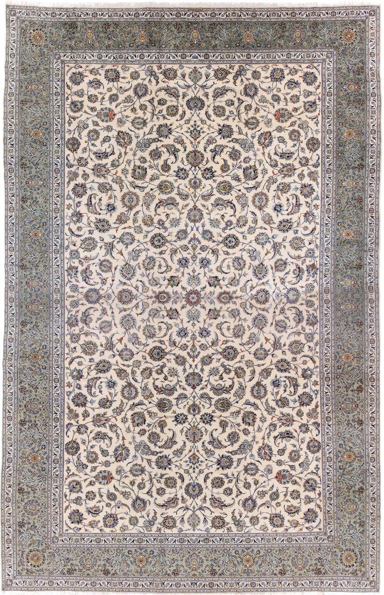 Orientteppich Keshan 414x631 Handgeknüpfter Orientteppich / Perserteppich, Nain Trading, rechteckig, Höhe: 12 mm