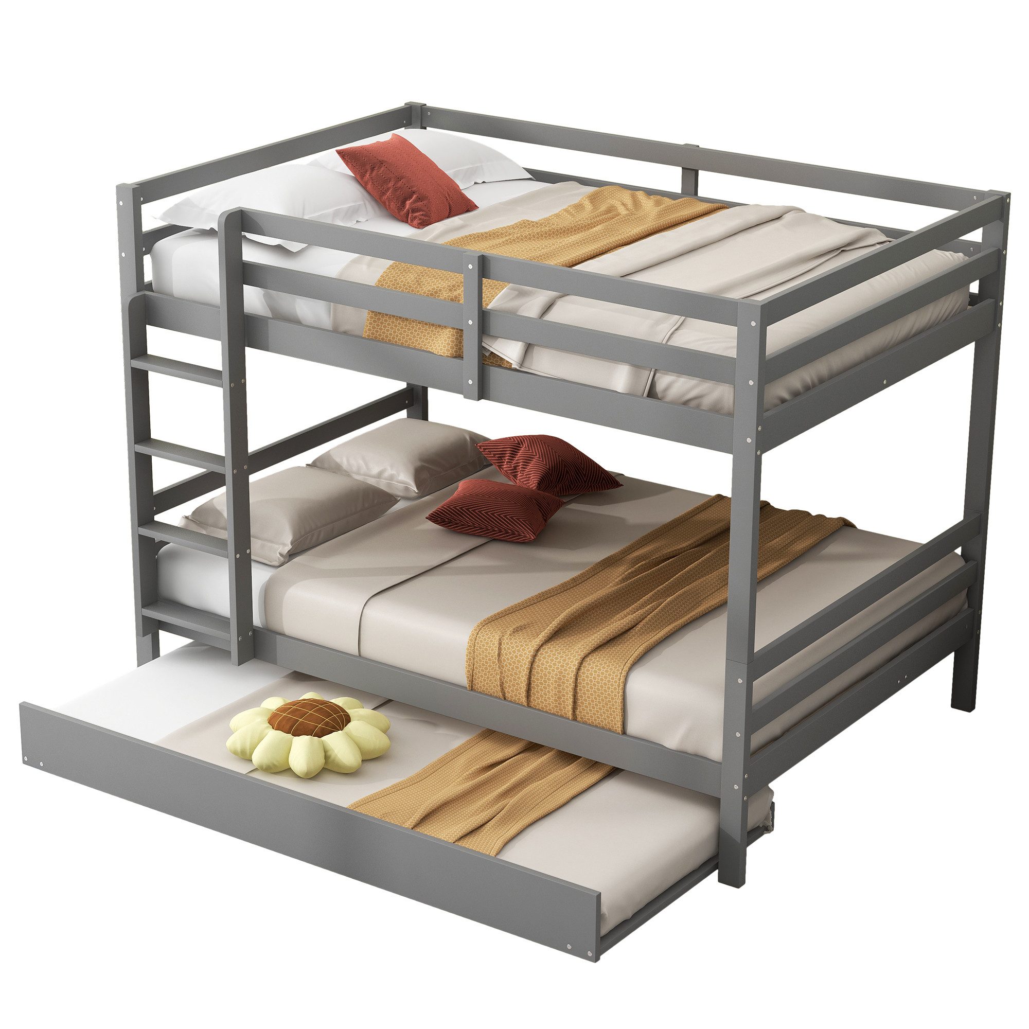 Ulife Etagenbett Kinderbett Jugendbett Dreibett mit günstig online kaufen