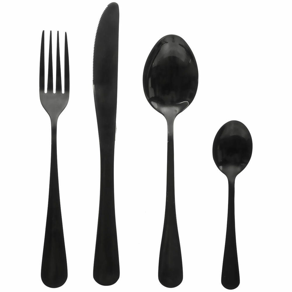 Secret de Gourmet Besteck-Set Shadow 16-tlg. (16-tlg), 4 Personen, Edelstahl